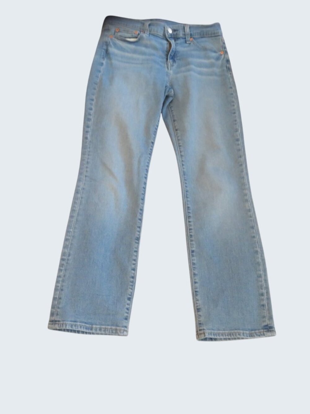 GAP-Women's Classic Straight Mid Rise Jeans - Size 29 (8R) - Good Condition - Picture 3 of 10